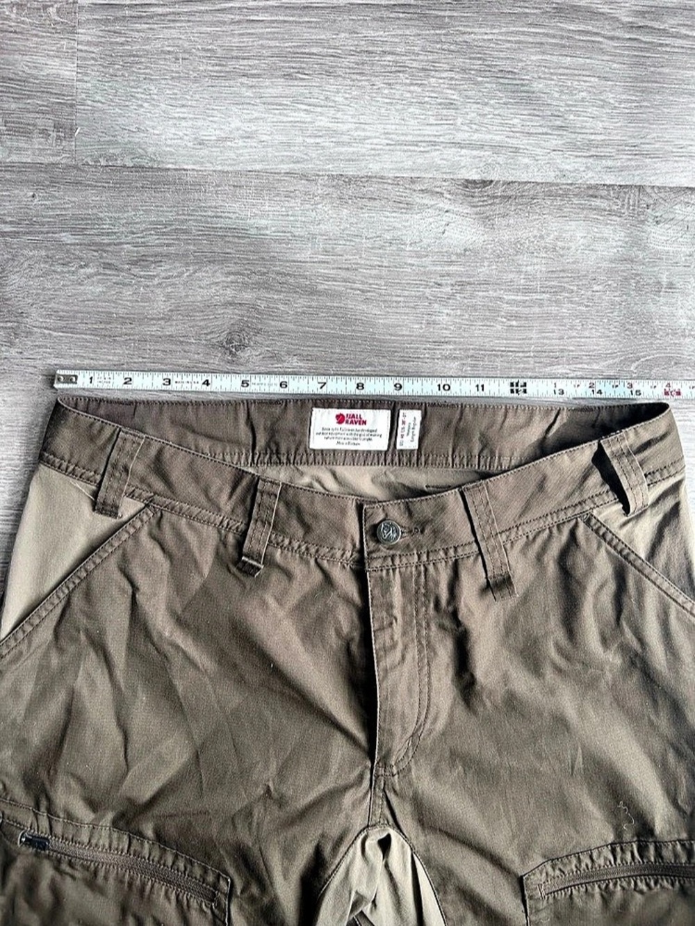 Fjällräven abisco women’s trouser cargo hiking pants. Waist 30” - Picture 3 of 6